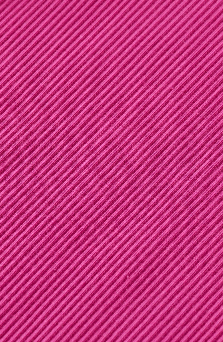 Scotch & Soda Kids' Lettuce Edge Mock Neck T-Shirt, Alternate, color, Fuchsia Red
