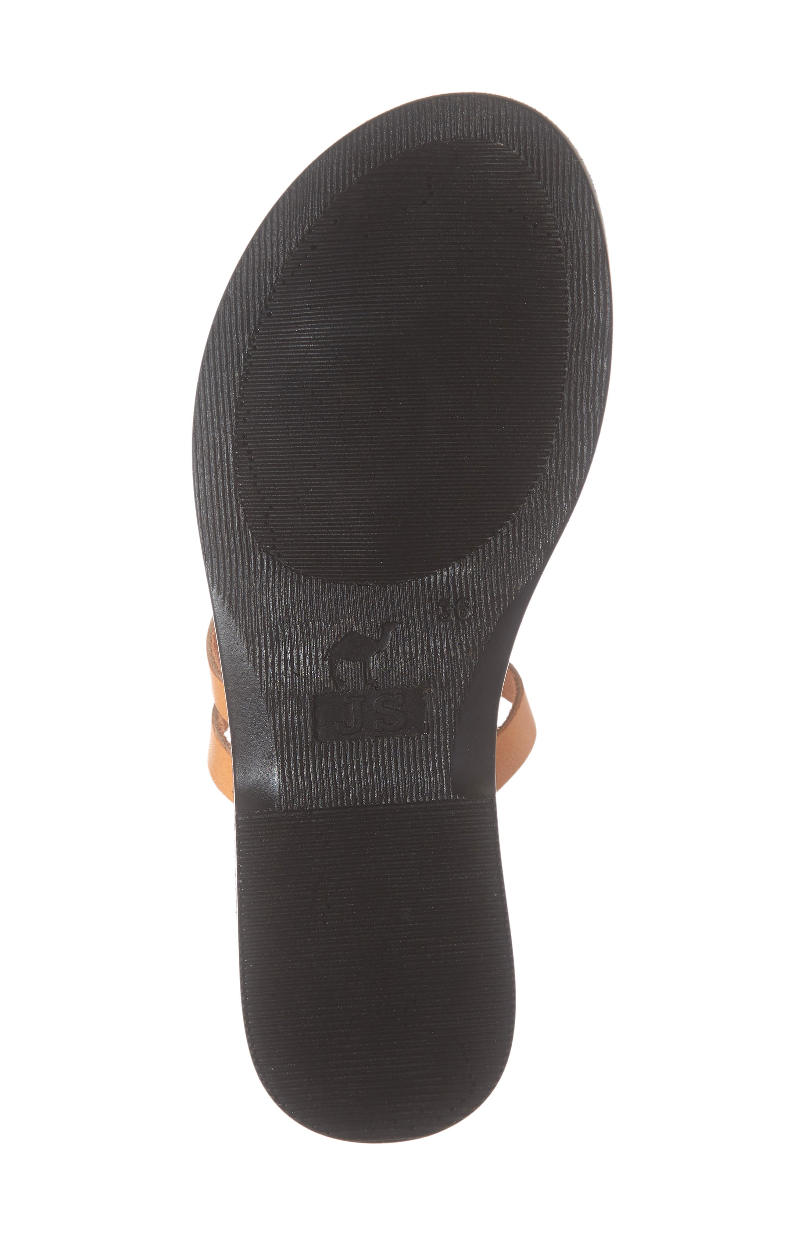 Angela Slide Sandal, Alternate, color, TAN LEATHER