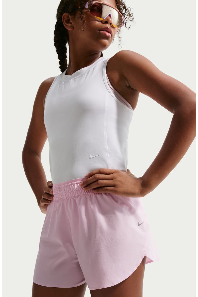 Kids' MAVN Dri-FIT Shorts, Alternate, color, PINK FOAM/ BLACK/ SILVER