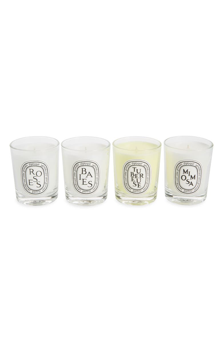 Diptyque 4-Piece Candle Gift Set $152 Value, Main, color,