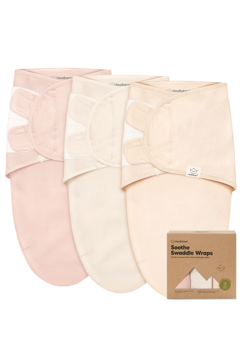 3-Pack Soothe Swaddle Wraps, Main, color, Angelic