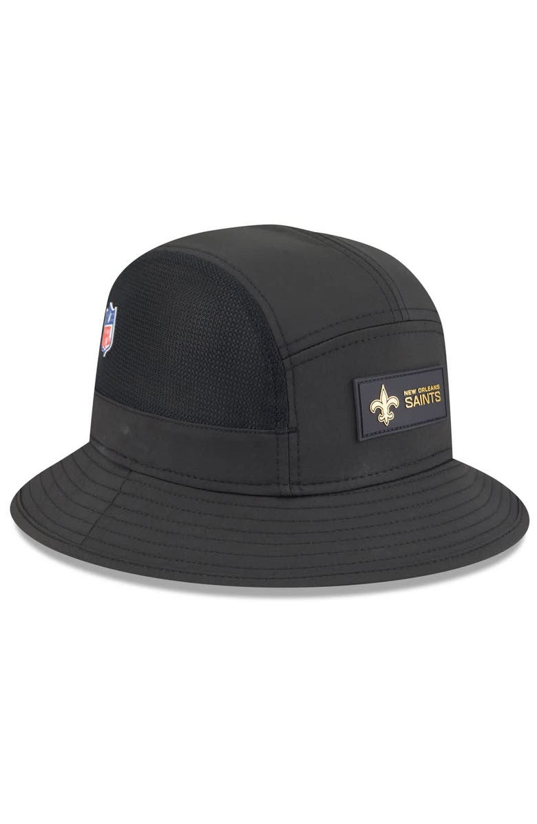 New Era Men's New Era Black New Orleans Saints 2025 Sideline Bucket Hat, Alternate, color, Black