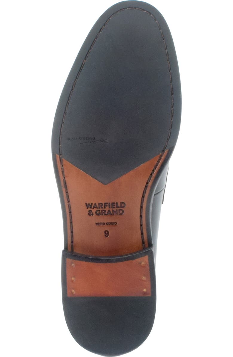 Warfield & Grand Ducasse Cap Toe Derby, Alternate, color, Black