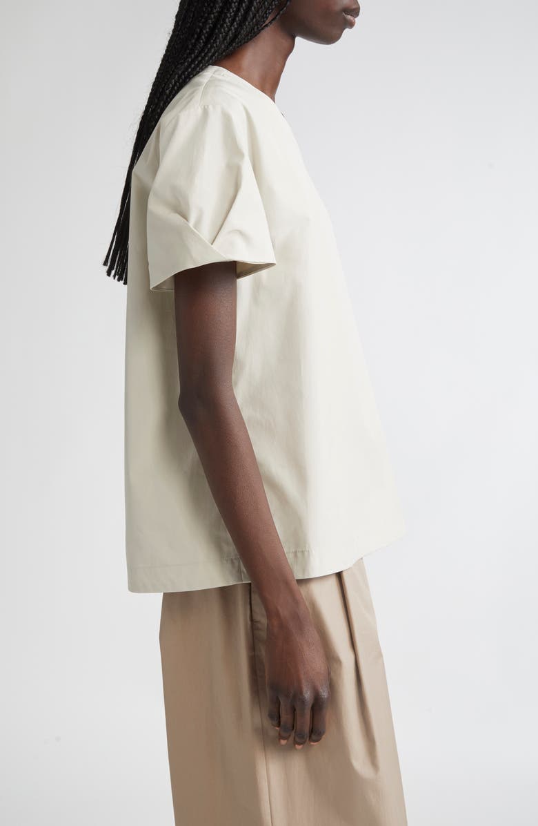 Max Mara Dahlia Cotton Sateen Top, Alternate, color,