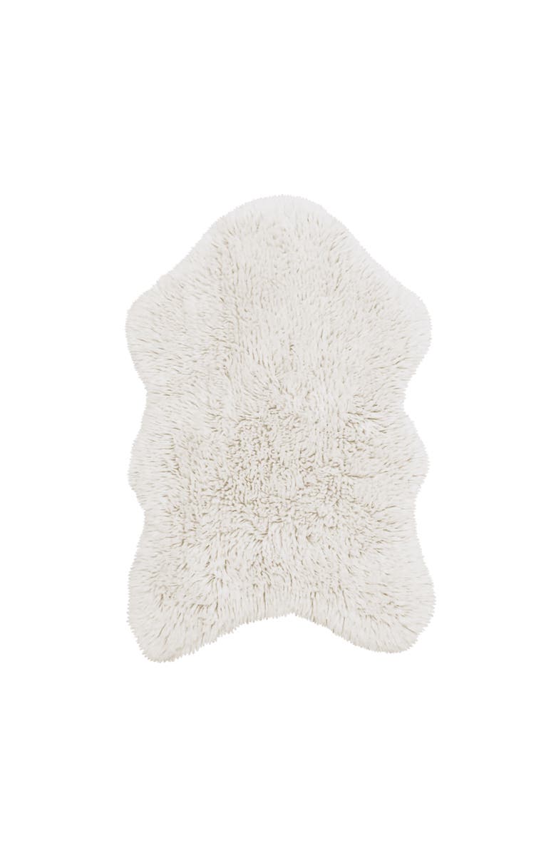 Lorena Canals Woolable rug Woolly, Main, color, Sheep White