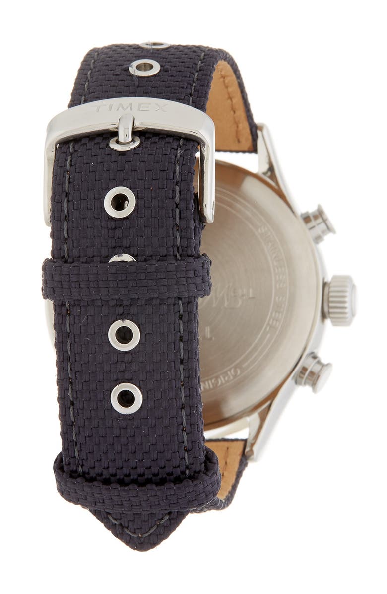 Timex<sup>®</sup> Fairfield Leather Strap Watch, 41mm, Alternate, color, 