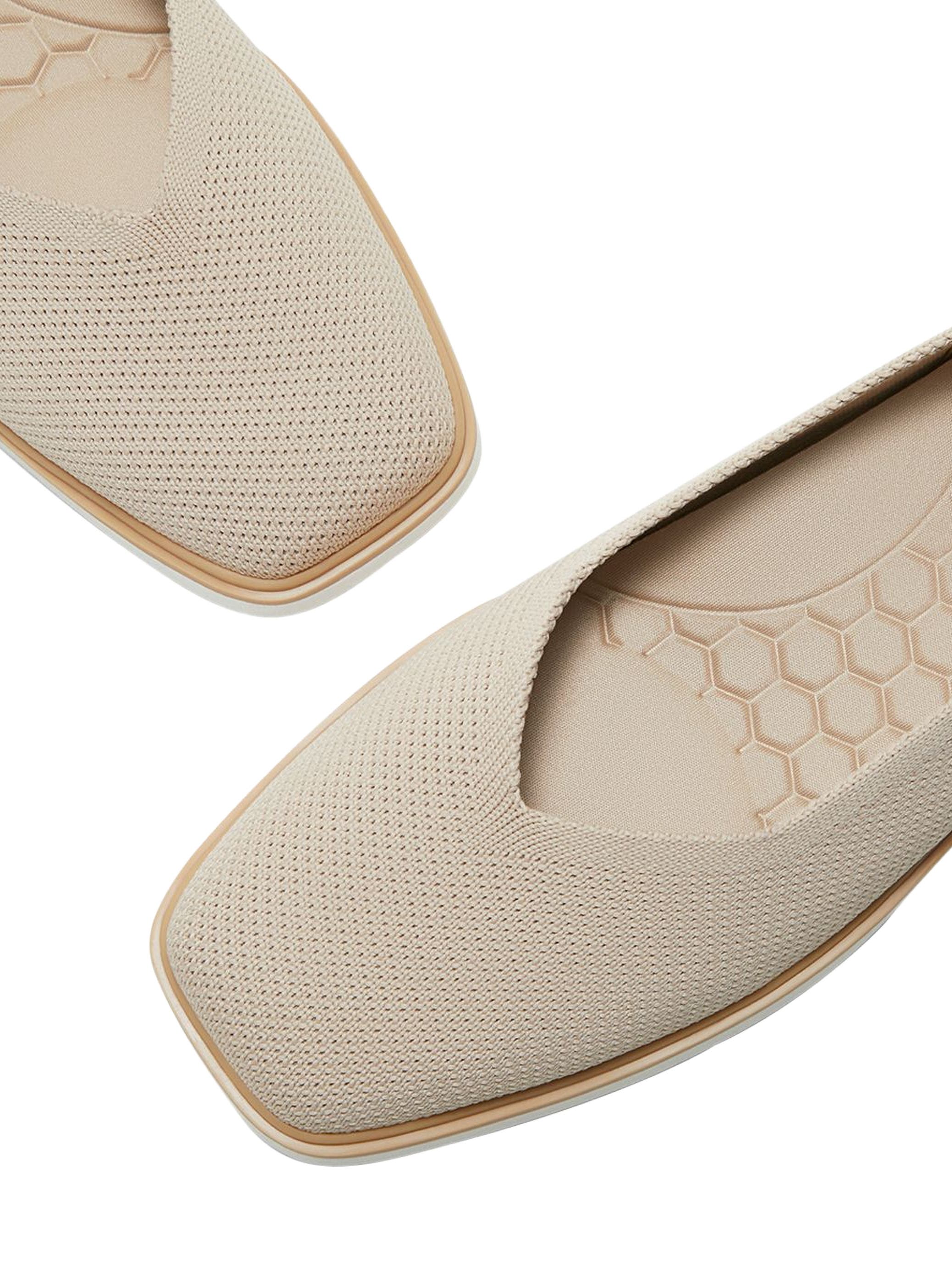 VIVAIA Square-Toe All-Day Standing Flats, Alternate, color, Almond