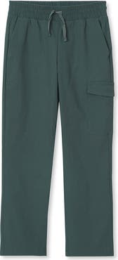 Lands' End Boys Active Quick Dry Pull On Cargo Pants