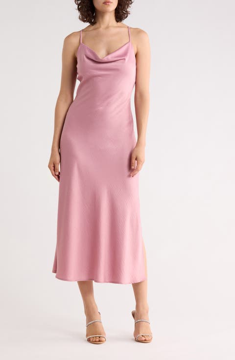 Hammered Satin Slipdress