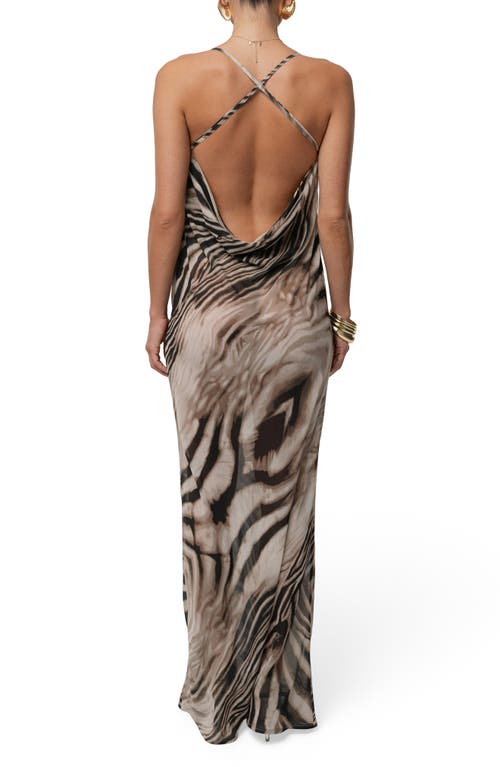 Jluxlabel Infinite Journey Maxi Dress In Brown