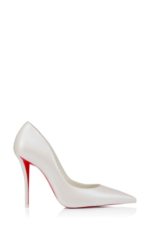 Christian Louboutin Miss Z Pointed Toe Pump In White