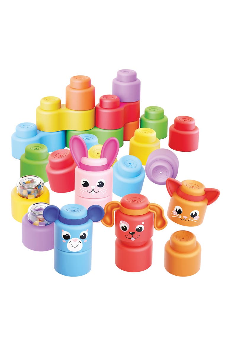 Happy Sound & Animal Soft Blocks - Set of 30, Main, color, Multicolored