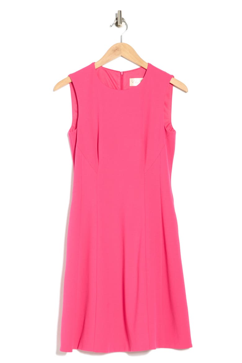 Sleeveless Fit and Flare Dress, Alternate, color, PARTY PINK