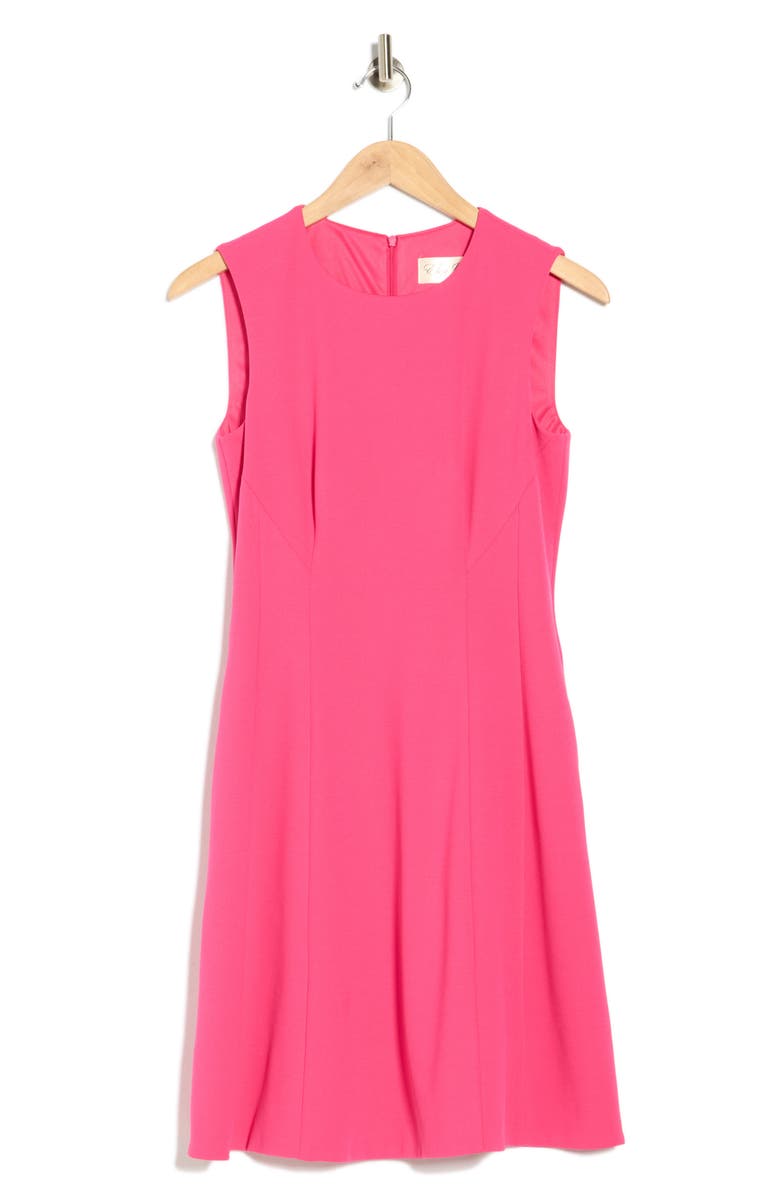 Eliza J Sleeveless Fit and Flare Dress, Alternate, color, Party Pink