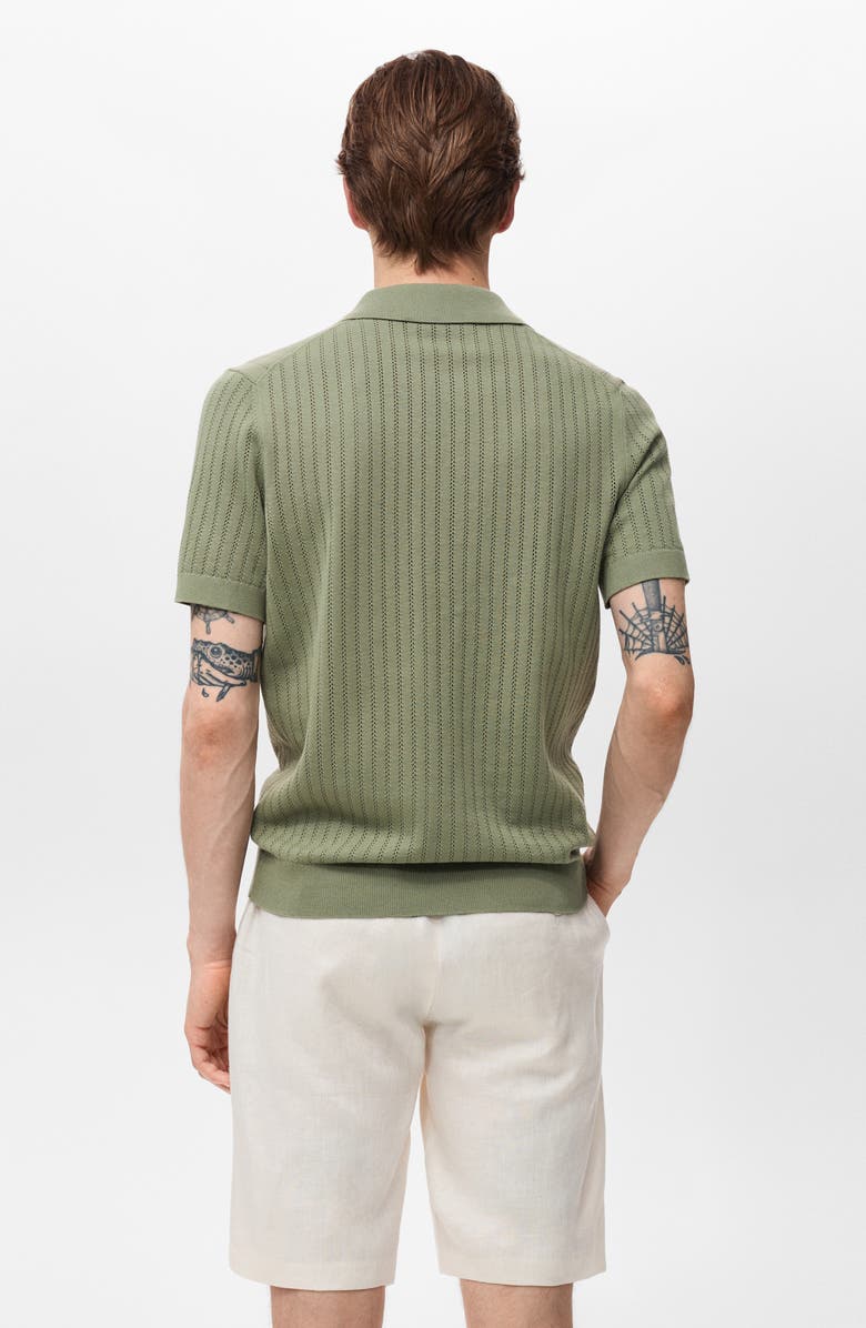 MANGO Slim Fit Linen Bermuda Shorts, Alternate, color, Off White