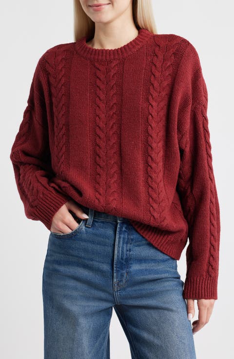 Oversize Cable Sweater