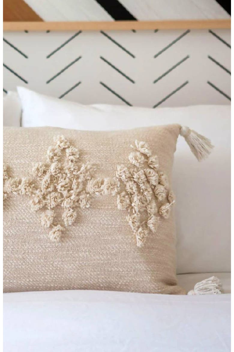 Viha Throw Pillow - Cover, Alternate, color, Natural