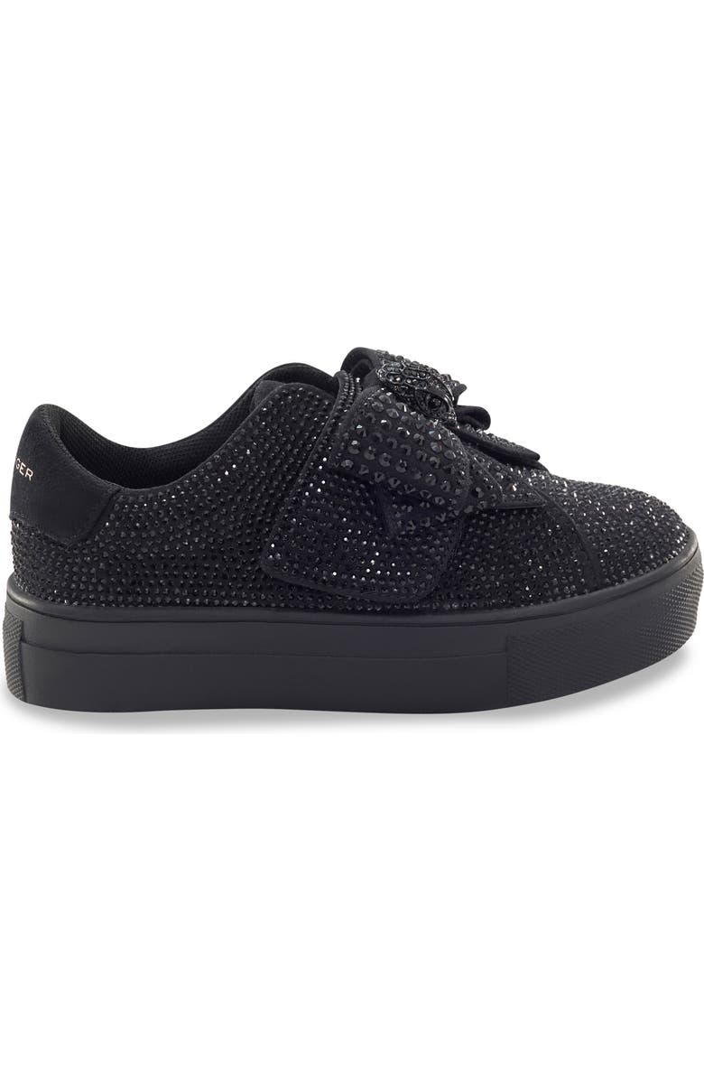 Kurt Geiger London Kids' Mini Laney Bow Sneaker, Alternate, color, Black