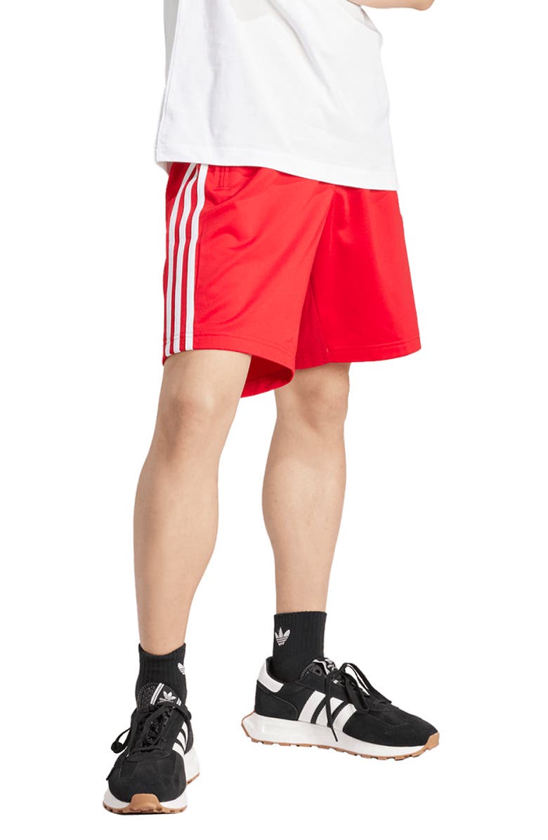 adidas Firebird Sweat Shorts, Main, color, Betsca/Whi