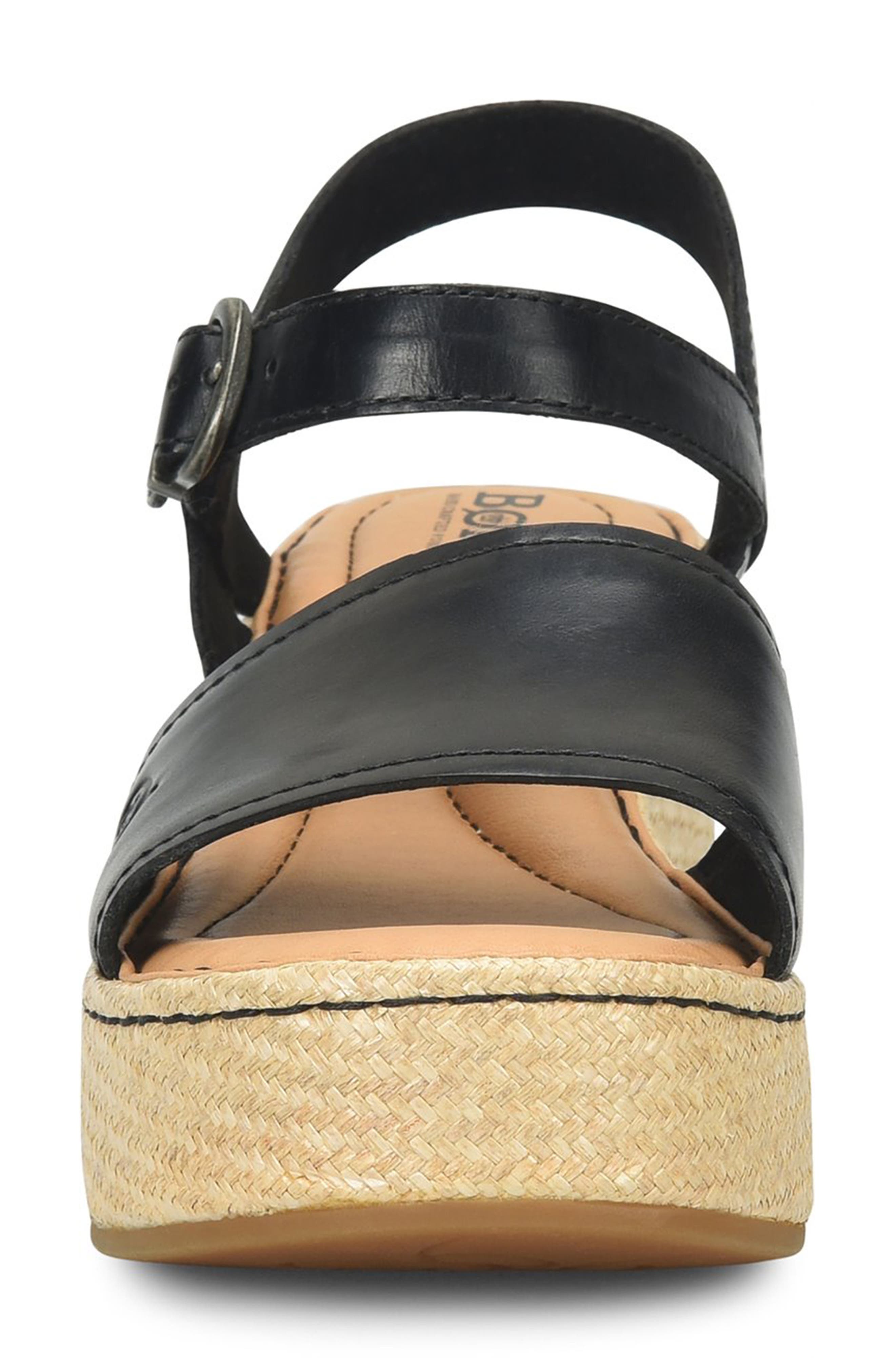Børn Santos Platform Wedge Sandal, Alternate, color, 