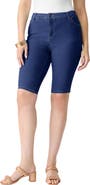 Roaman's Plus Size 24/7 Stretch Bermuda Short