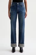 AG Sydney High Waist Relaxed Straight Leg Jeans