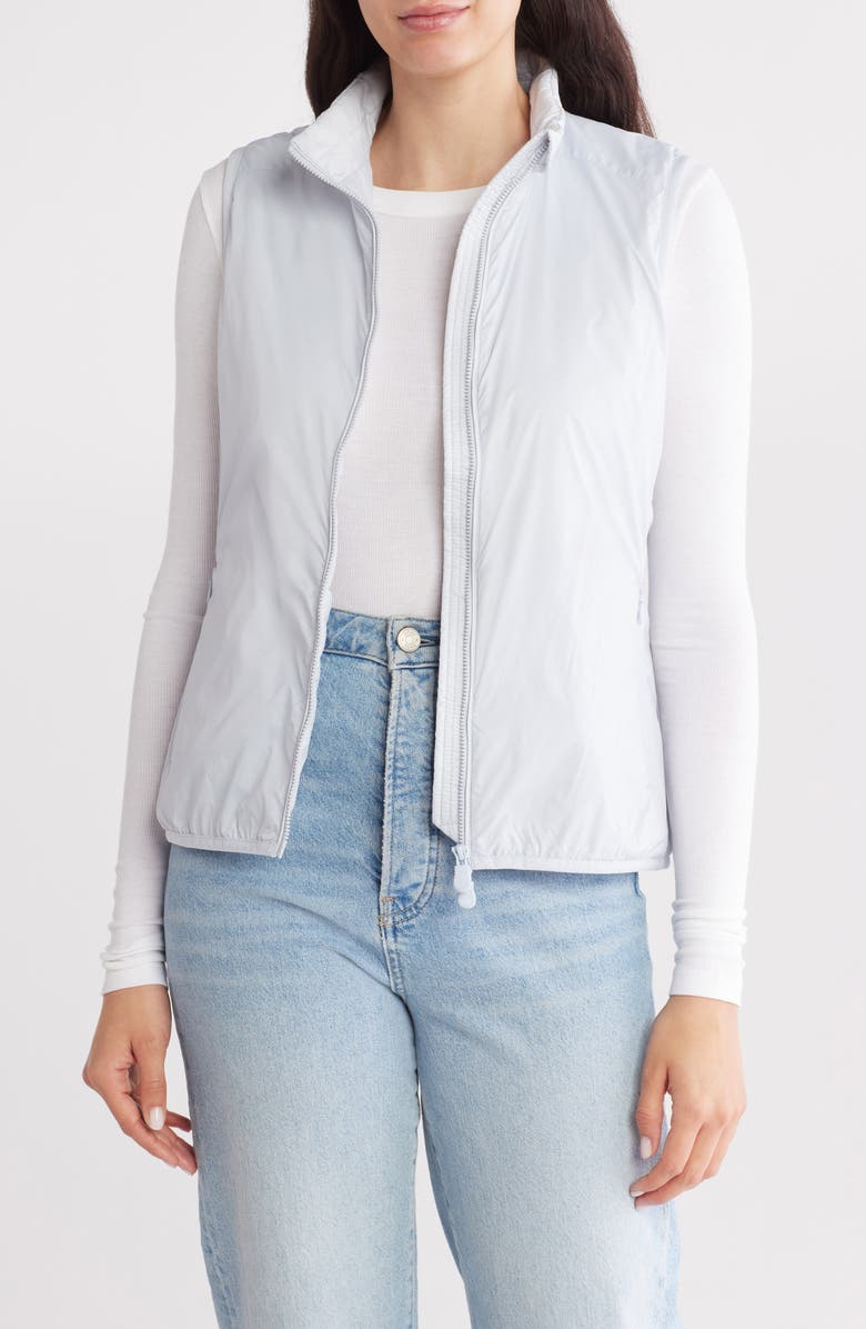 Save The Duck Valentina Water Resistant Insulated Vest, Alternate, color, Foam