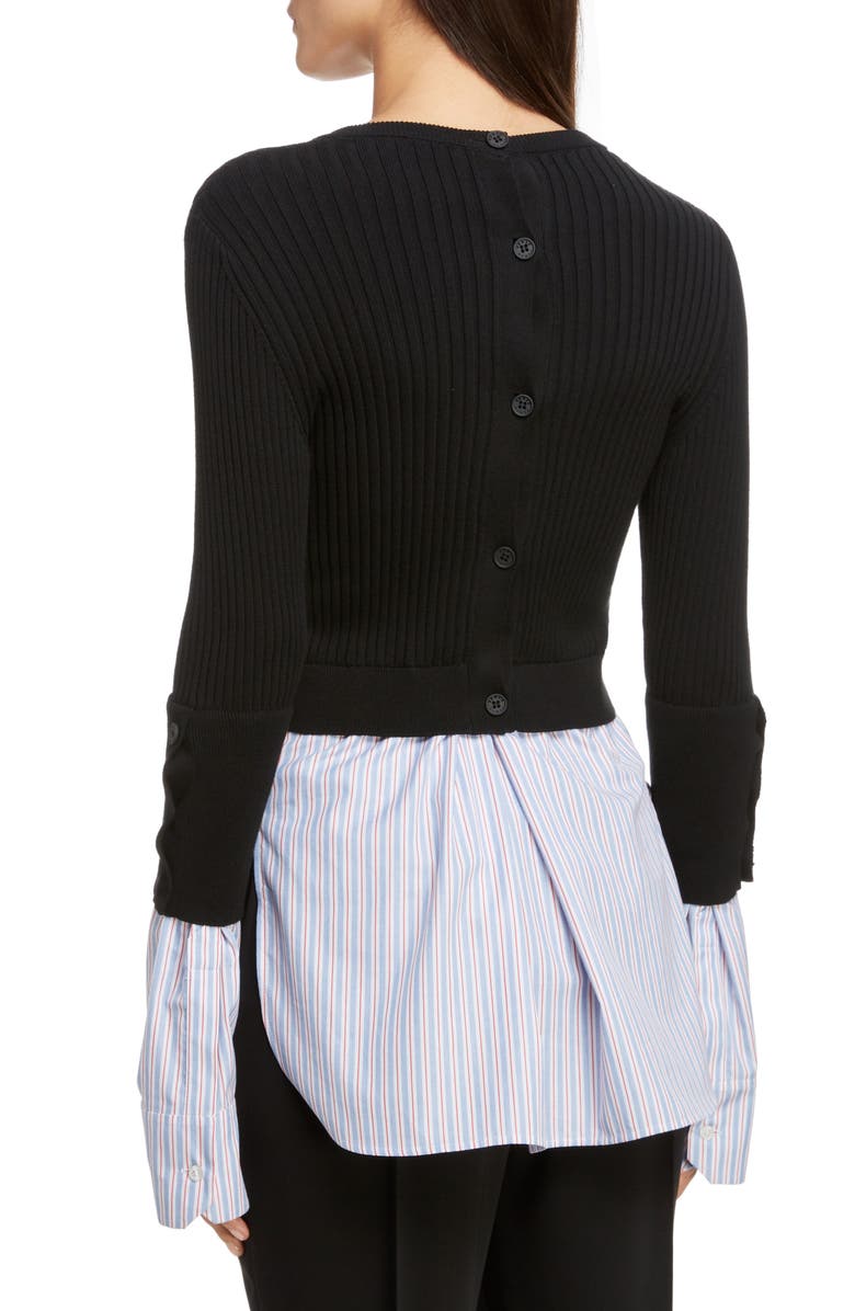 KENZO 2-in-1 Mixed Media Top, Alternate, color, 