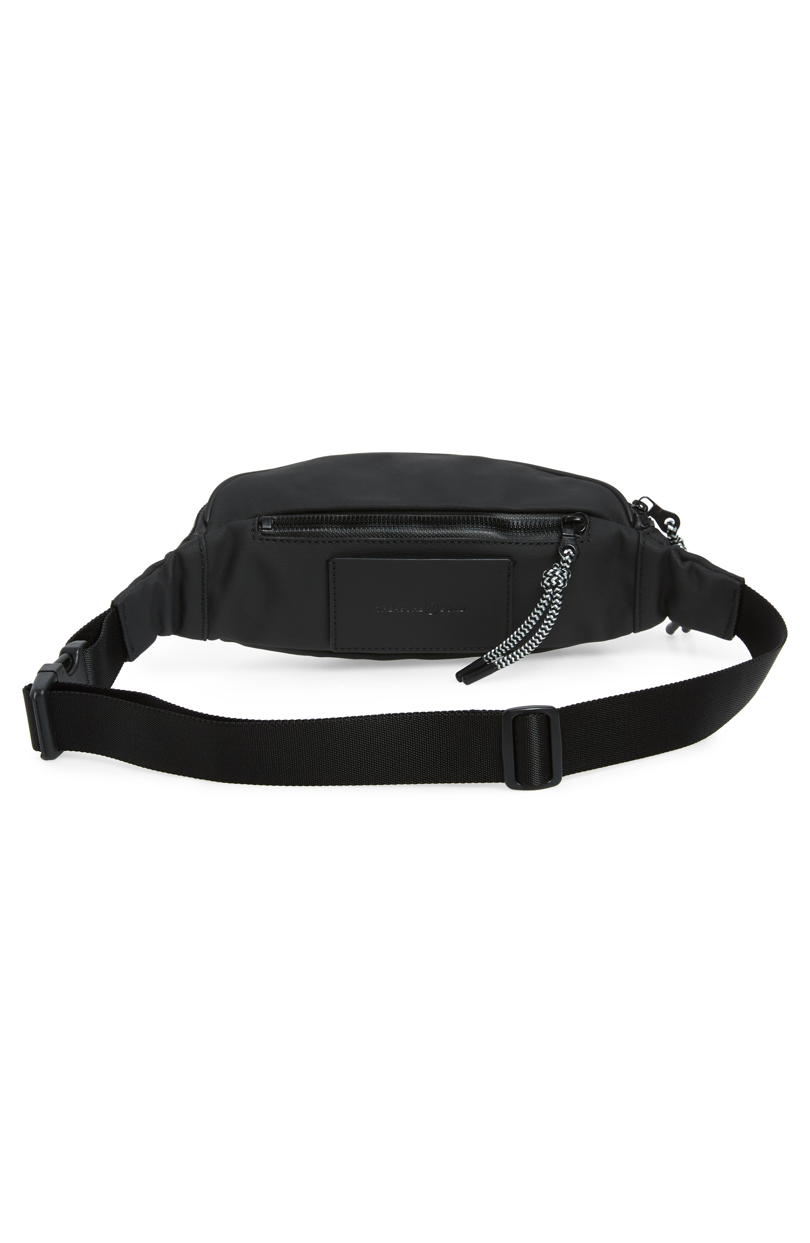 Mason Water Resistant Belt Bag, Alternate, color, BLACK/ BLACK