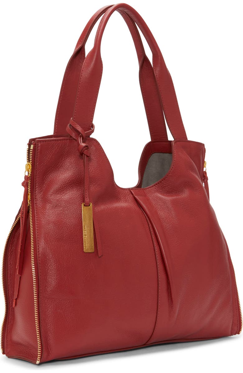 Vince Camuto Corla Leather Tote, Alternate, color, Scarlet Indpeb