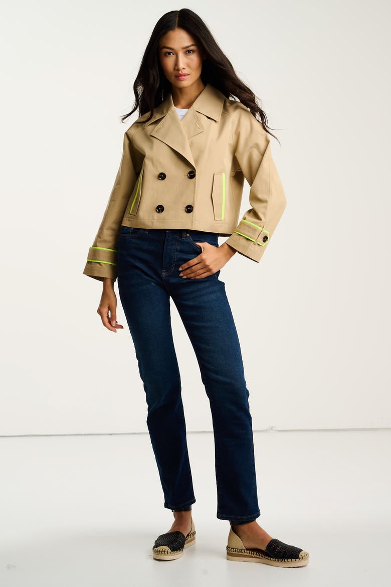 In Trench Jacket, Alternate, color, Natural Neon