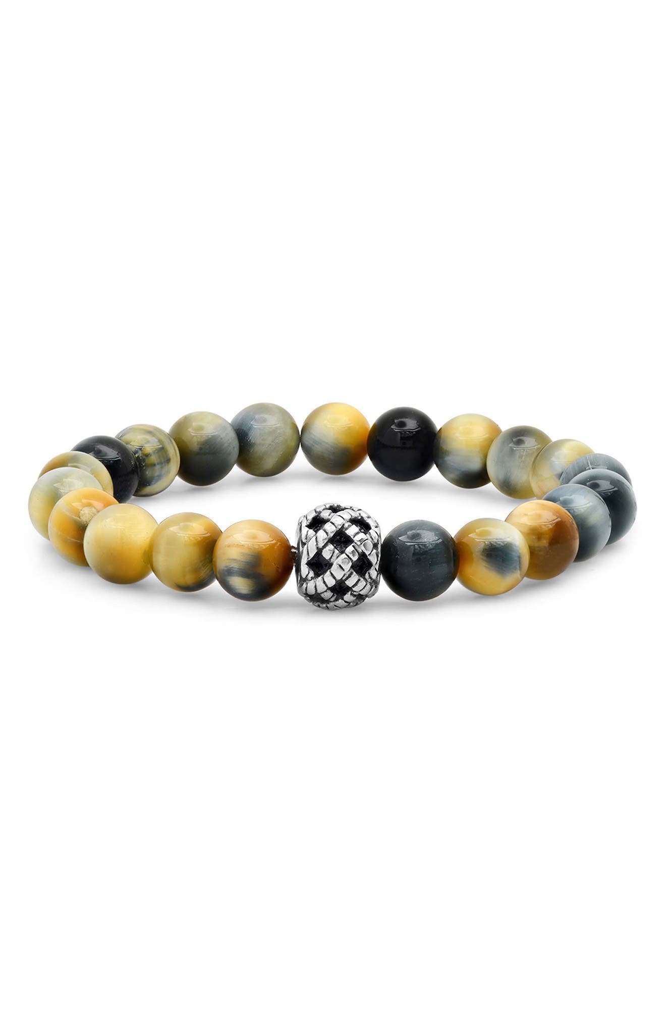 Men's Tiger Eye Stretch Bracelet