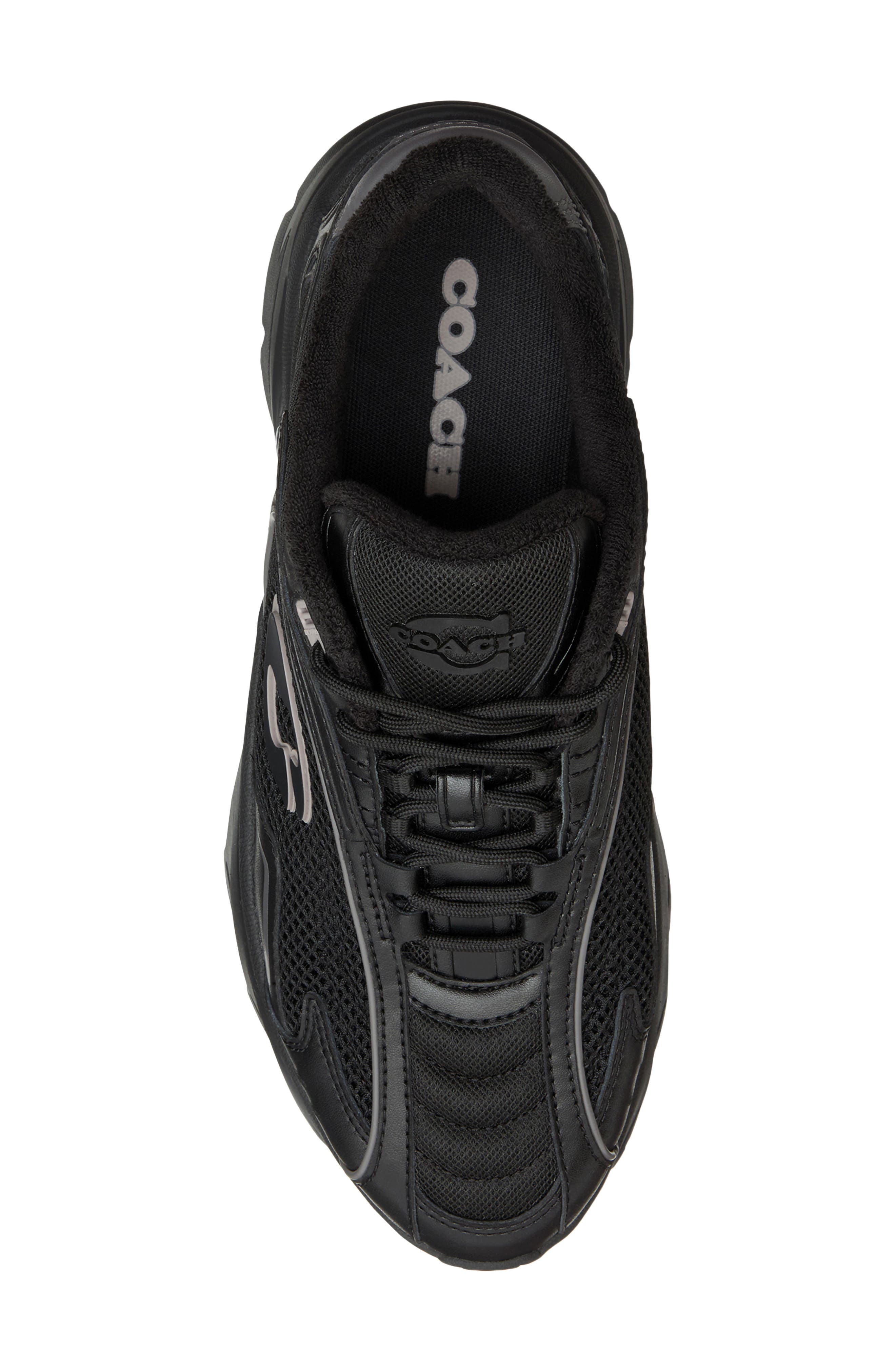 COACH Bolt Runner Sneaker, Alternate, color, Black/ Chalk