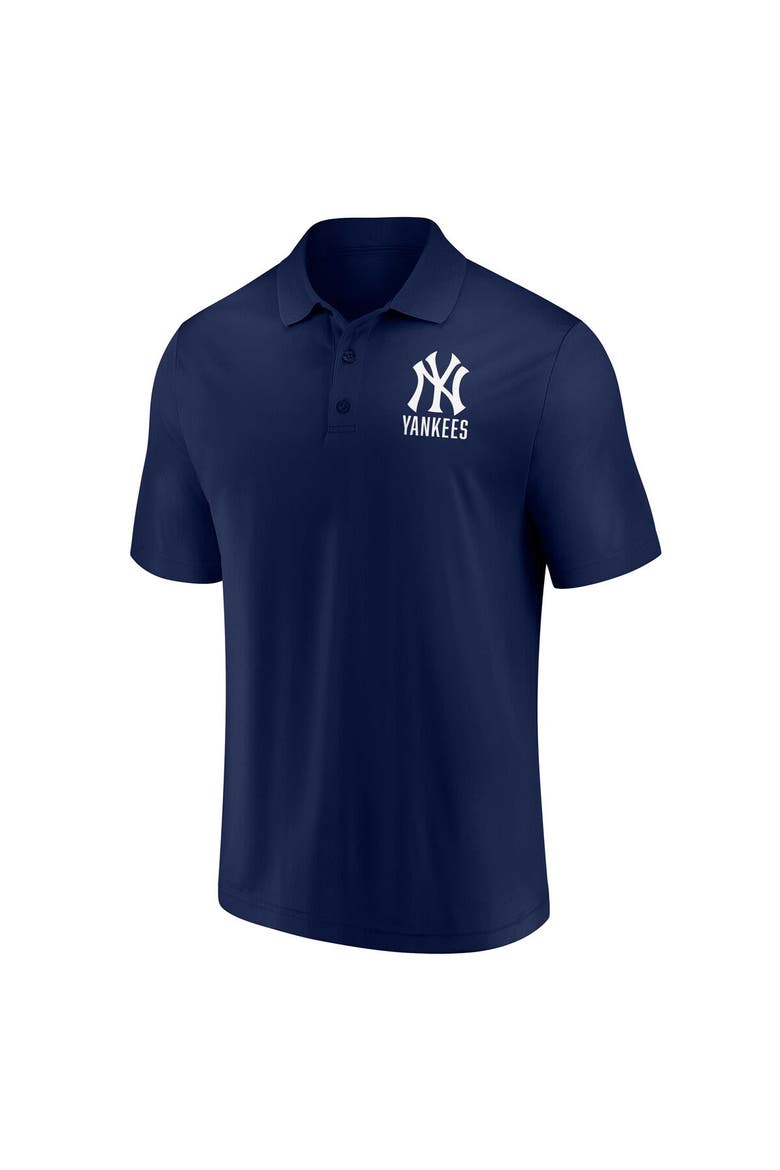 Men's Fanatics Branded Navy/White New York Yankees Two-Pack Logo Lockup Polo Set, Alternate, color, Navy