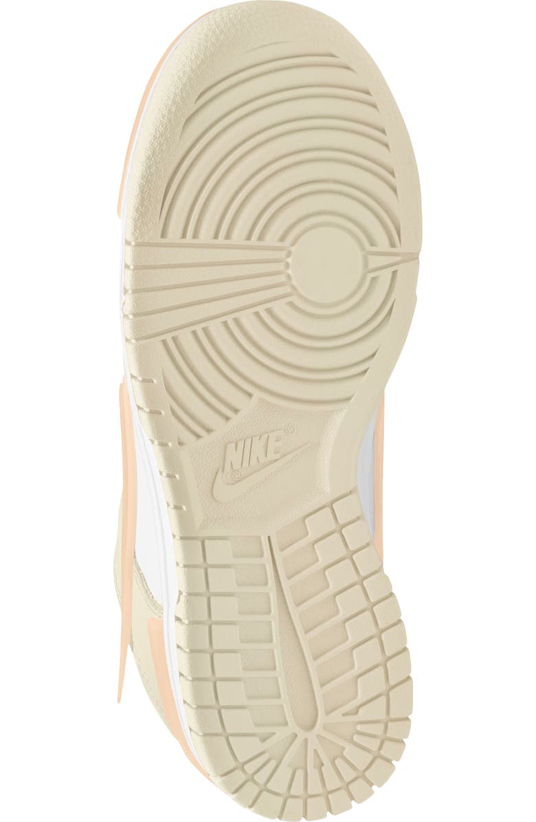 Nike Dunk Low Twist Sneaker, Alternate, color, Coconut Milk/ Guava Ice-White