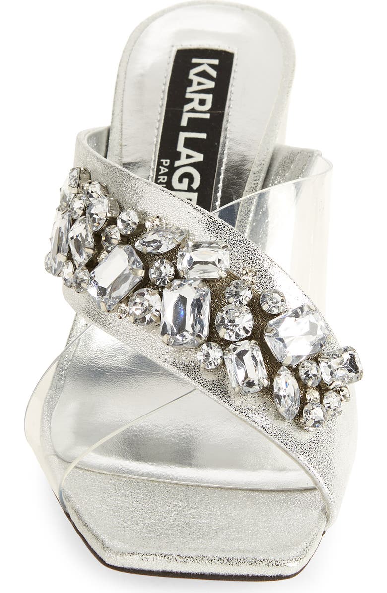 KARL LAGERFELD PARIS Rosina Sandal, Alternate, color, Clear