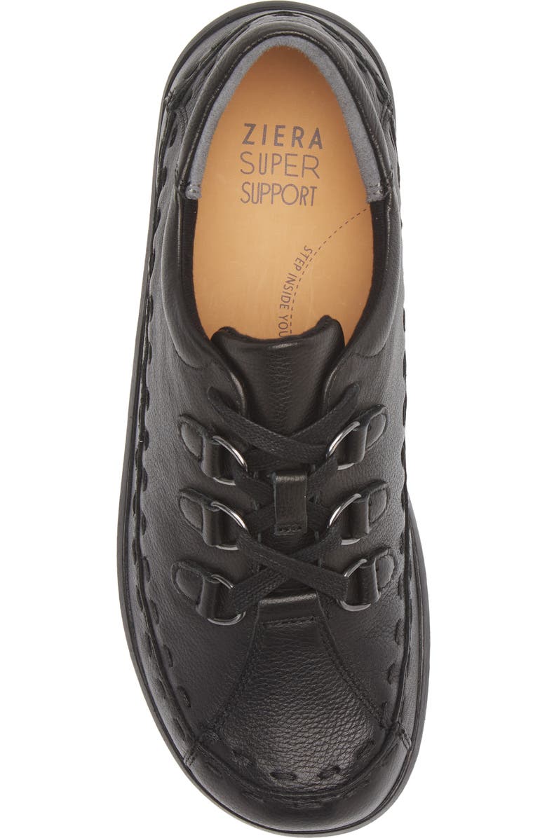 ZIERA SHOES Allsorts Hiker Shoe, Alternate, color, Black Leather