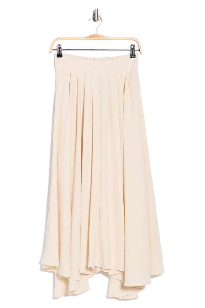 Textured Pull-On Skirt, Alternate, color, NATURAL