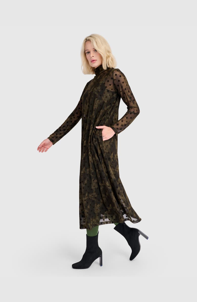 Alembika Bosquet A-line Dress, Alternate, color, Antique