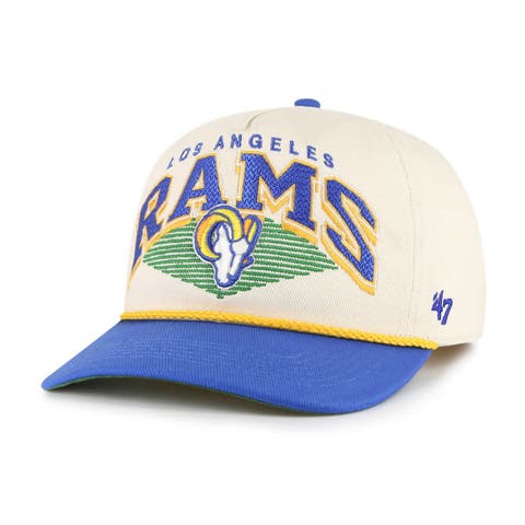 Men's '47 Cream Los Angeles Rams Pomona Rope Hitch Adjustable Hat