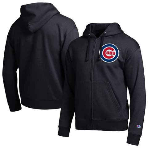 Men's Champion Black Chicago Cubs All-Star Full-Zip Hoodie