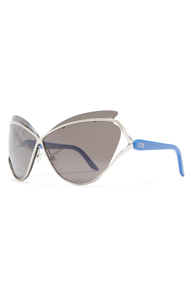 DIOR 'Audacieuse 1' 72mm Butterfly Sunglasses, Alternate, color, 