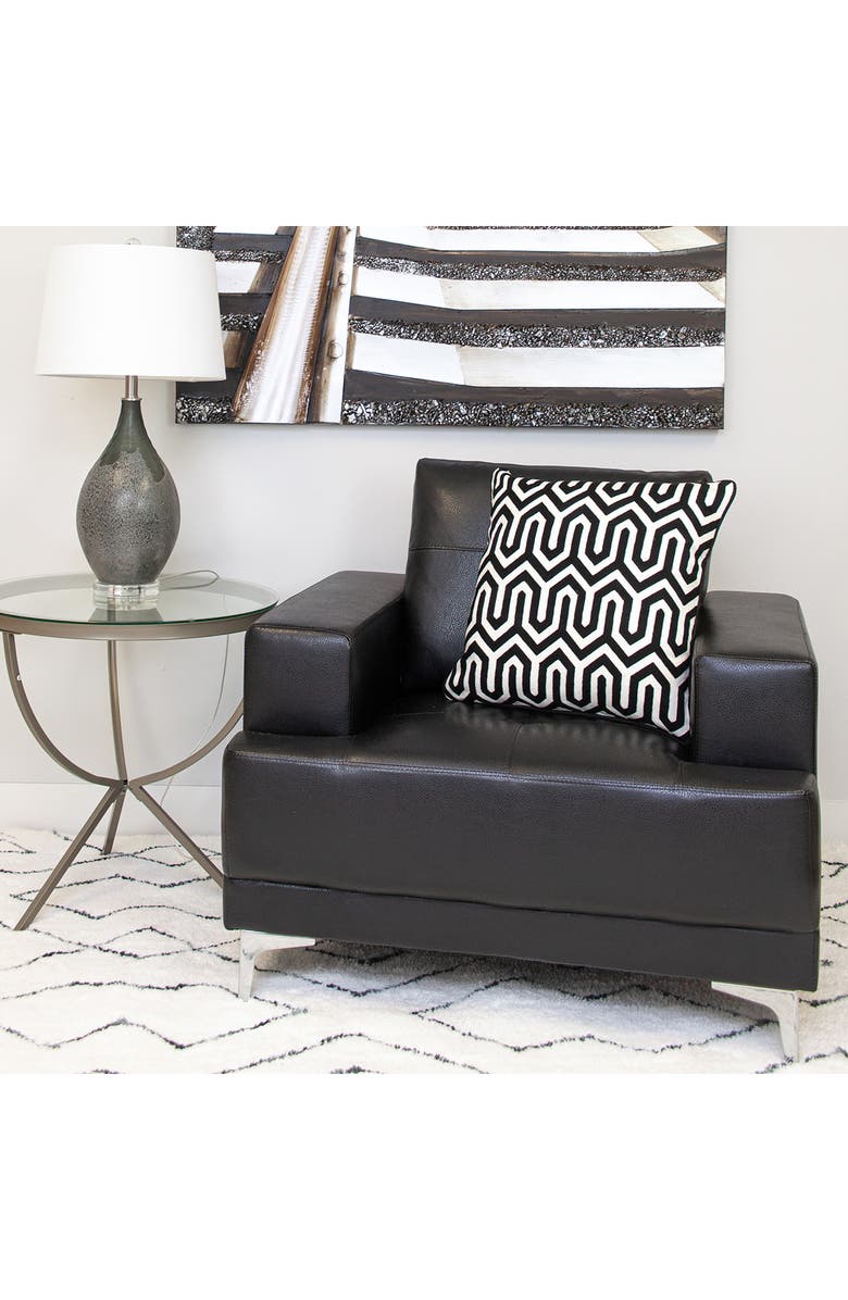 PARKLAND COLLECTION Machu Throw Pillow, Alternate, color, Black