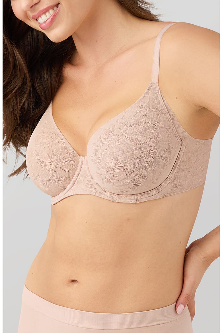 Taking Sides Smoothing Underwire T-Shirt Bra, Alternate, color, ROEBUCK