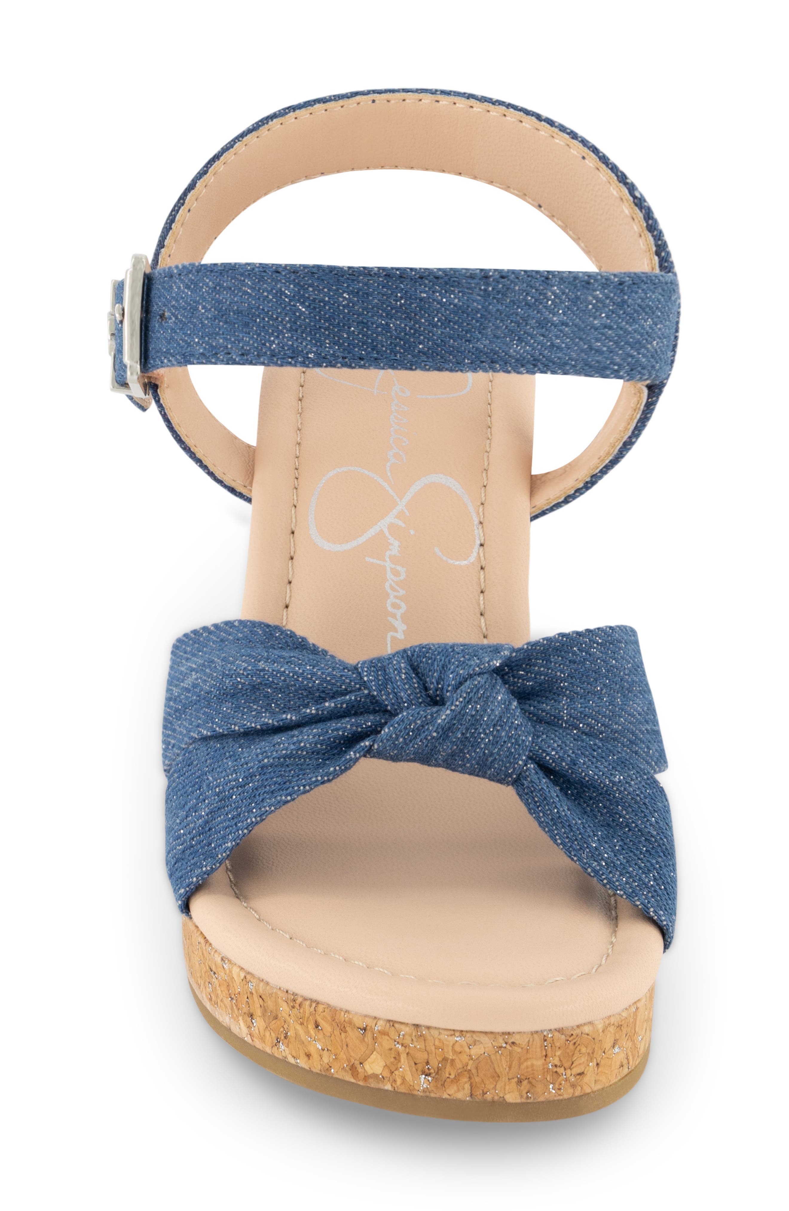 Jessica Simpson Kids' Asha Ankle Strap Wedge Sandal, Alternate, color, 