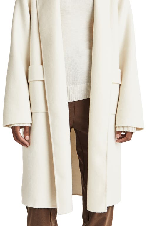 Splendid X Cella Jane Icon Shawl Collar Coat In White