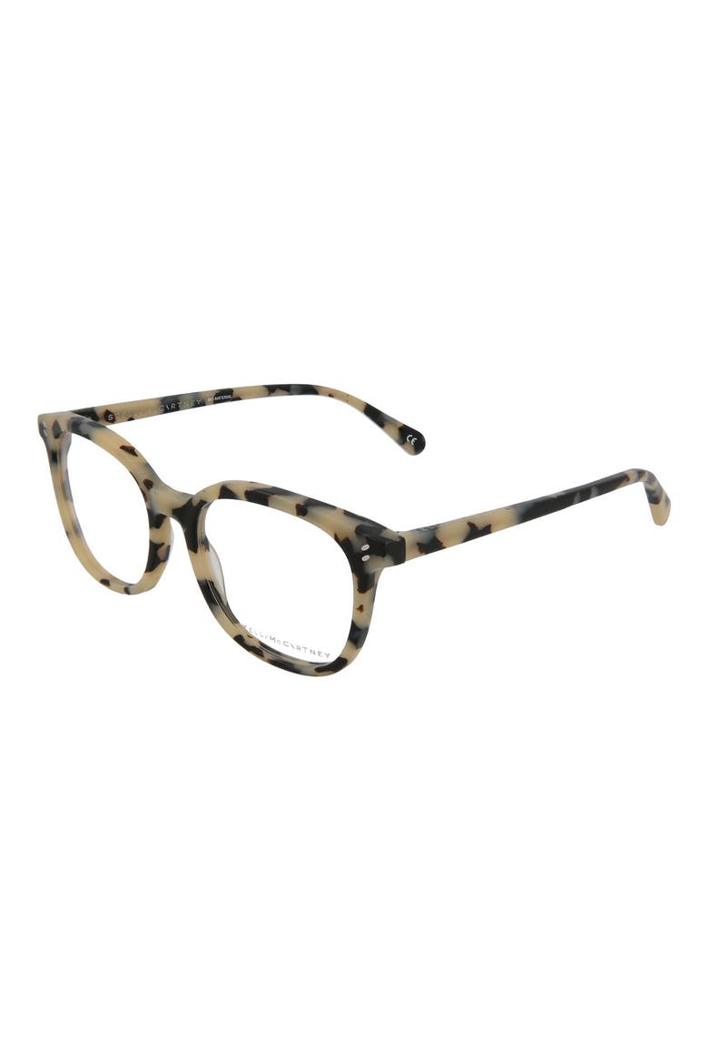 52mm Square Optical Frames, Alternate, color, HAVANA HAVANA TRANSPARENT/ TRN