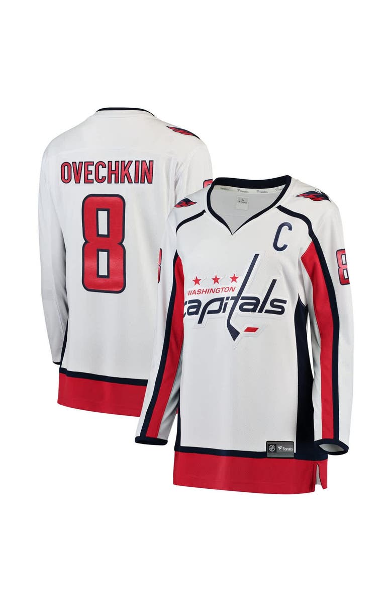 FANATICS Women's Fanatics Alexander Ovechkin White Washington Capitals Breakaway Player Jersey, Alternate, color, White