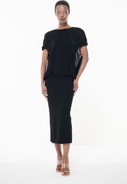 Leem Knit Pencil Skirt