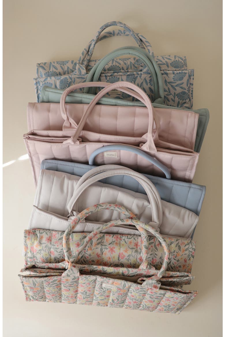 Diaper Caddy, Alternate, color, PASTEL BLOOMS